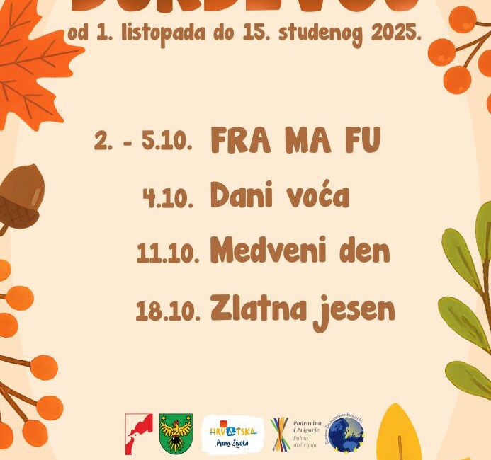 PROGRAM JESEN V ĐURĐEVCU 2025.